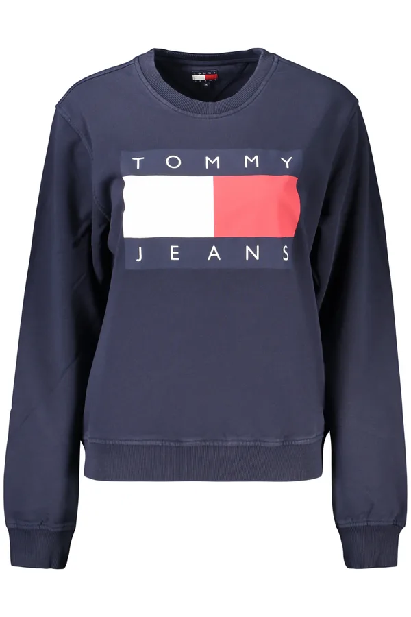 TOMMY HILFIGER DÁMSKÁ MIKINA BEZ ZIPU MODRÁ