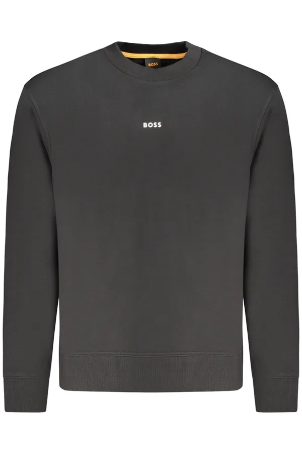 HUGO BOSS PÁNSKÁ MIKINA BEZ ZIPU ČERNÁ