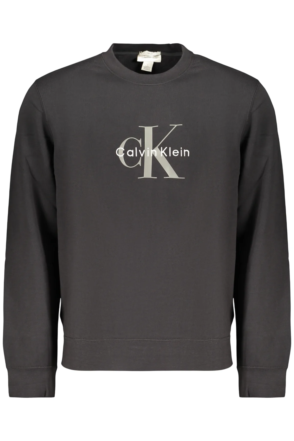 CALVIN KLEIN PÁNSKÁ MIKINA BEZ ZIPU ČERNÁ
