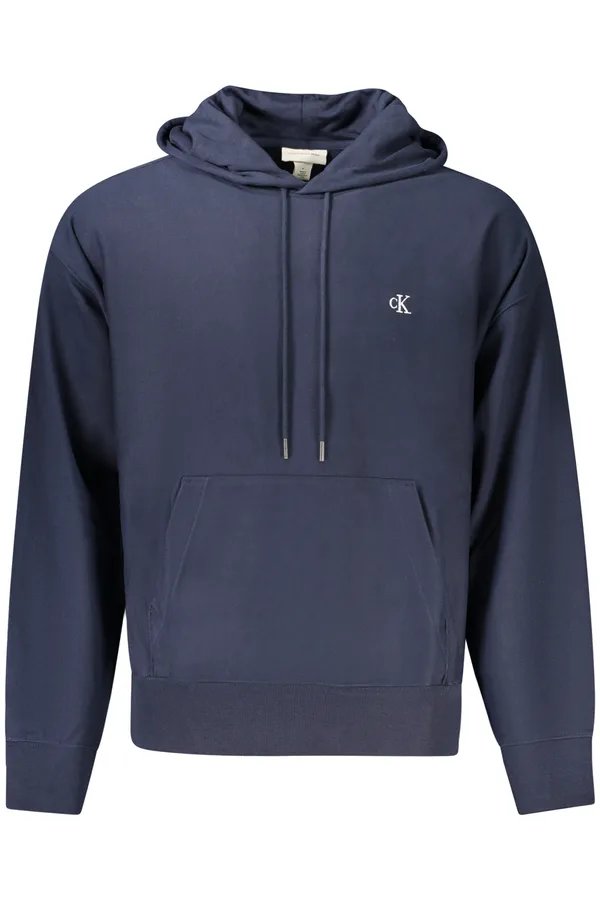 CALVIN KLEIN PÁNSKÁ MIKINA BEZ ZIPU MODRÁ