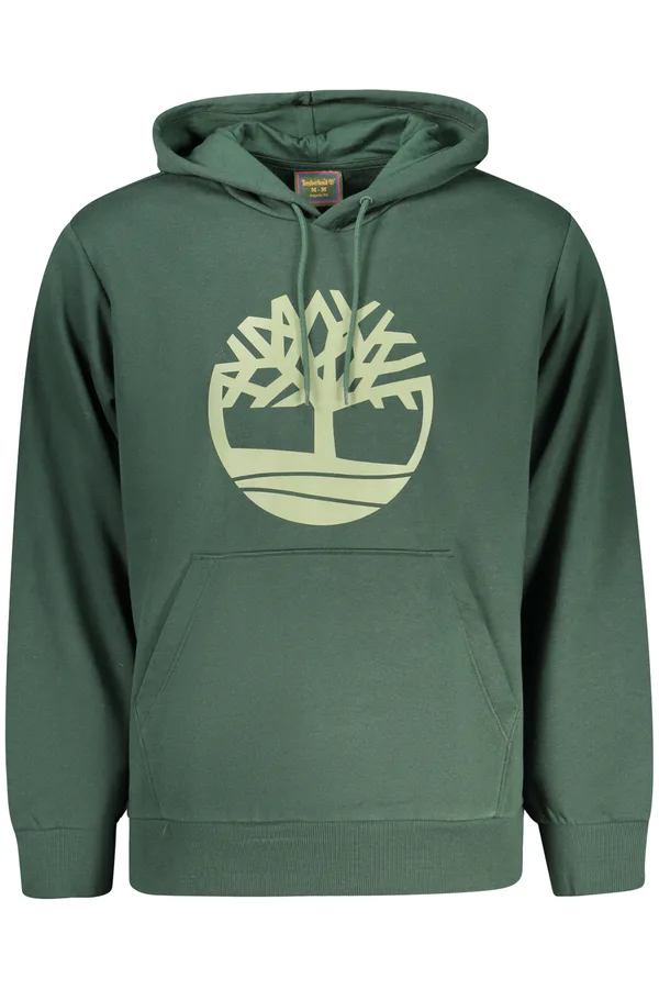 TIMBERLAND PÁNSKÁ MIKINA BEZ ZIPU ZELENÁ