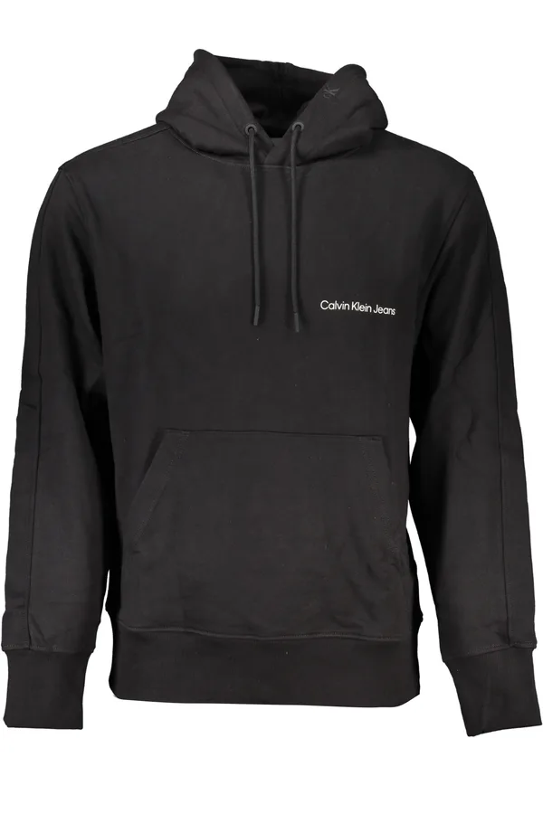 CALVIN KLEIN PÁNSKÁ MIKINA BEZ ZIPU ČERNÁ