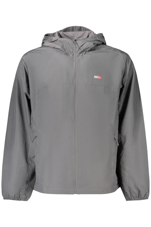 TOMMY HILFIGER PÁNSKÁ ŠEDÁ BUNDA