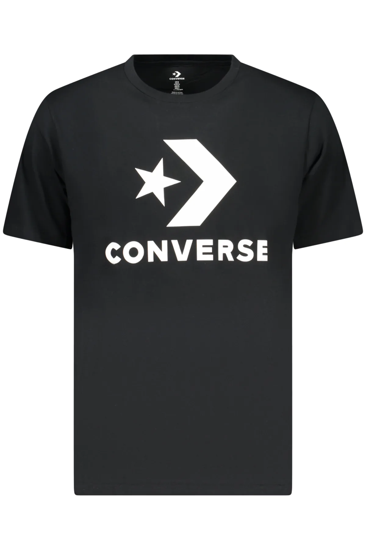 CONVERSE PÁNSKÉ TRIČKO S KRÁTKÝM RUKÁVEM ČERNÉ