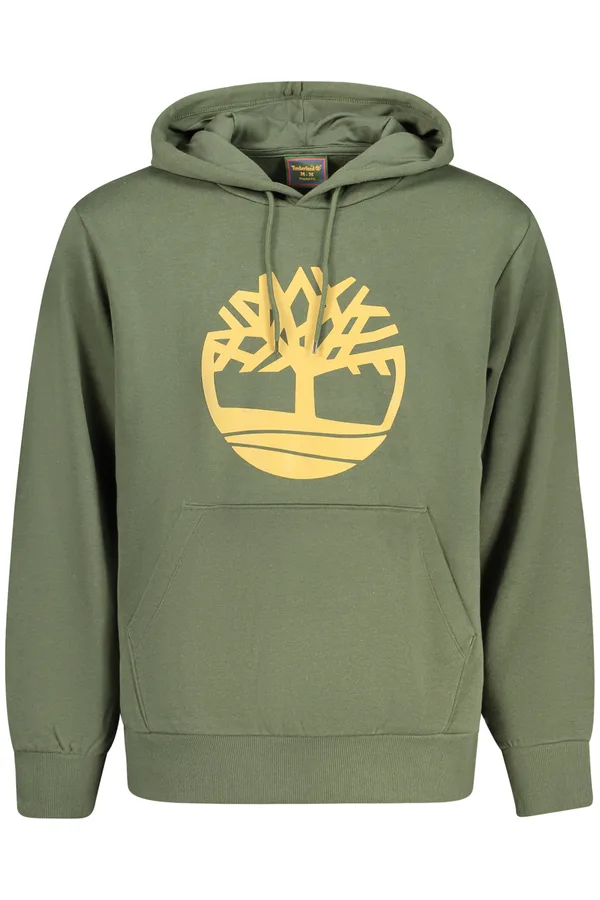 TIMBERLAND PÁNSKÁ MIKINA BEZ ZIPU ZELENÁ