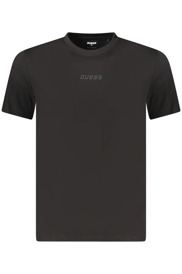 PÁNSKÉ TRIČKO GUESS JEANS ČERNÉ S KRÁTKÝM RUKÁVEM