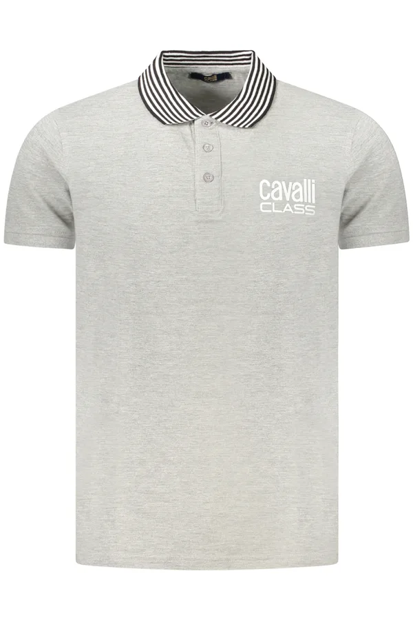 CAVALLI CLASS PÁNSKÁ POLOKOŠILE S KRÁTKÝM RUKÁVEM ŠEDÁ