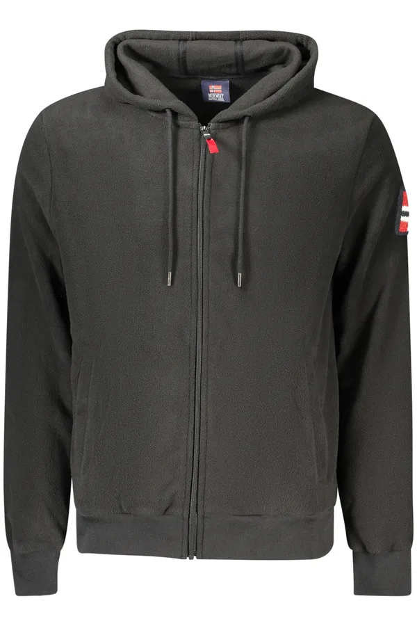 NORWAY 1963 PÁNSKÁ MIKINA NA ZIP ČERNÁ
