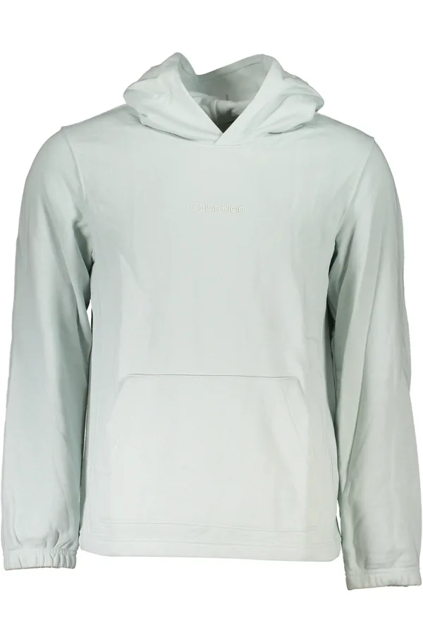 CALVIN KLEIN PÁNSKÁ MIKINA BEZ ZIPU ZELENÁ