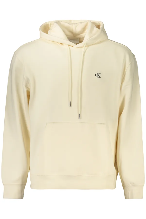 CALVIN KLEIN PÁNSKÁ MIKINA BEZ ZIPU BÉŽOVÁ