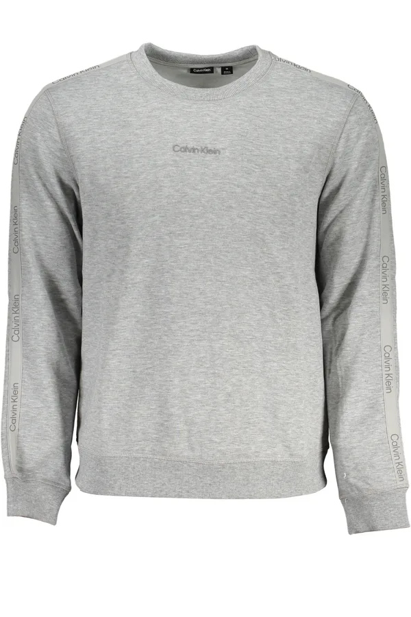 CALVIN KLEIN PÁNSKÁ MIKINA BEZ ZIPU ŠEDÁ