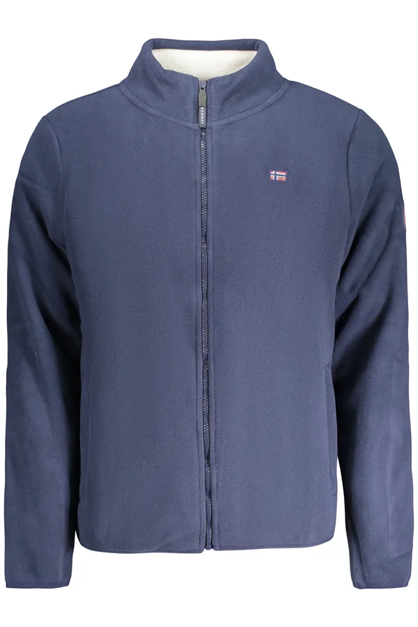 NORWAY 1963 PÁNSKÁ MODRÁ MIKINA NA ZIP