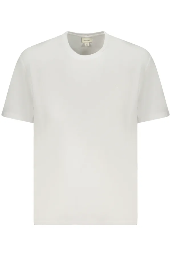 CALVIN KLEIN PÁNSKÉ TRIČKO S KRÁTKÝM RUKÁVEM BÍLÉ