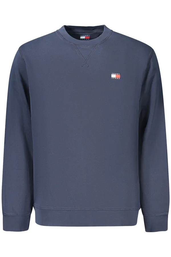 TOMMY HILFIGER PÁNSKÁ MODRÁ MIKINA BEZ ZIPU
