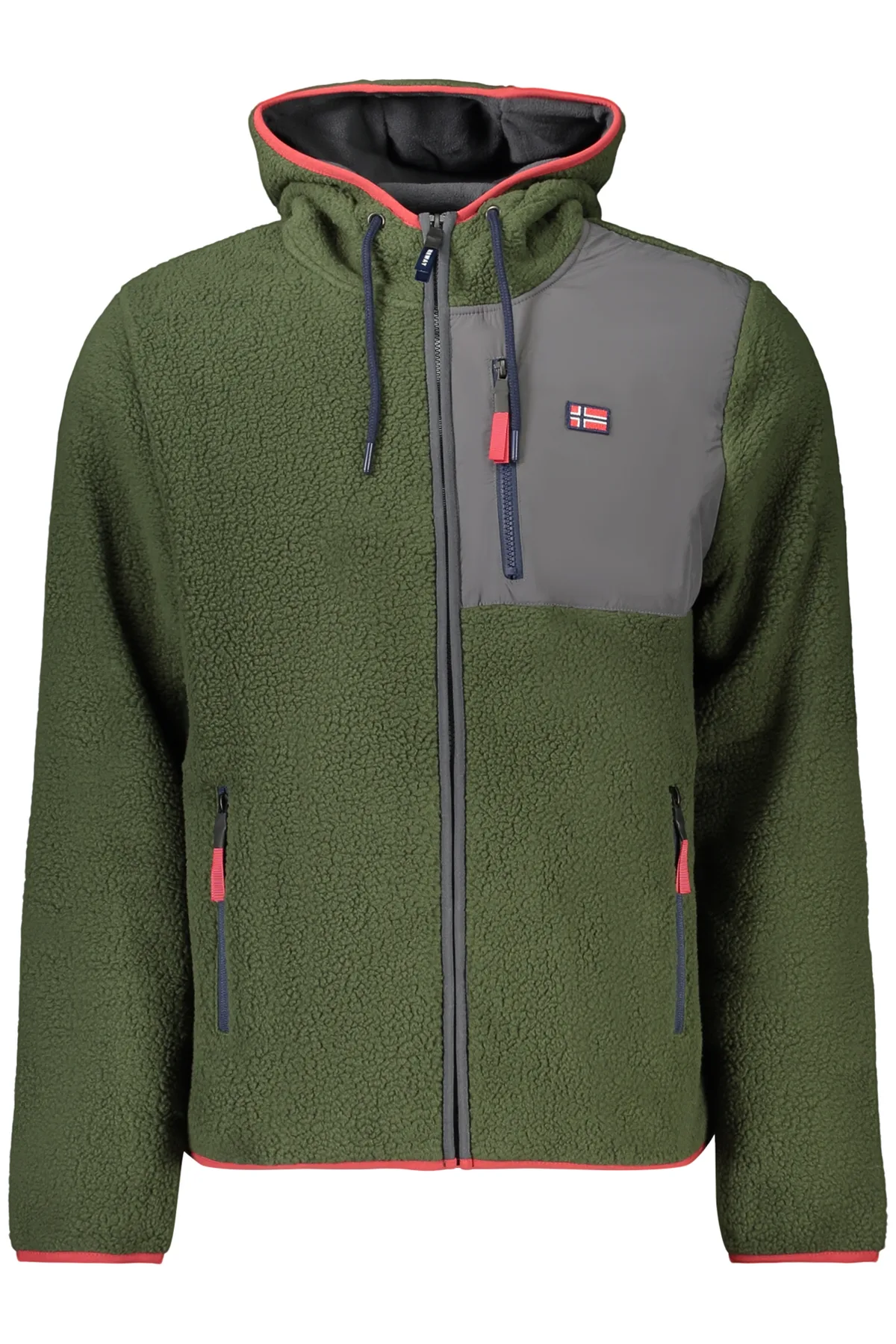 NORWAY 1963 PÁNSKÁ MIKINA NA ZIP ZELENÁ