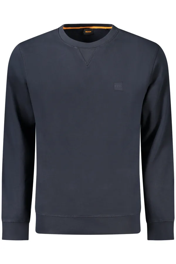 HUGO BOSS PÁNSKÁ MIKINA BEZ ZIPU MODRÁ