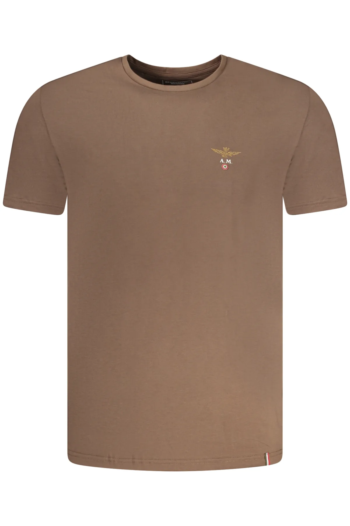 AERONAUTICA MILITARE PÁNSKÉ HNĚDÉ TRIČKO