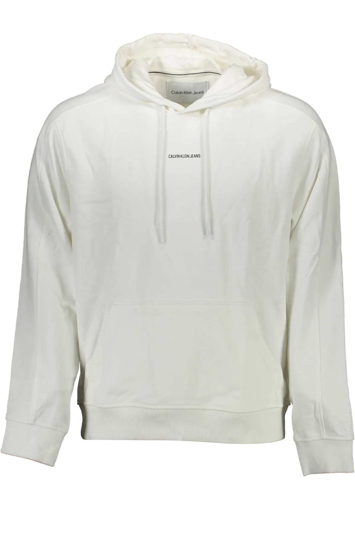 CALVIN KLEIN PÁNSKÁ MIKINA BEZ ZIPU BÍLÁ