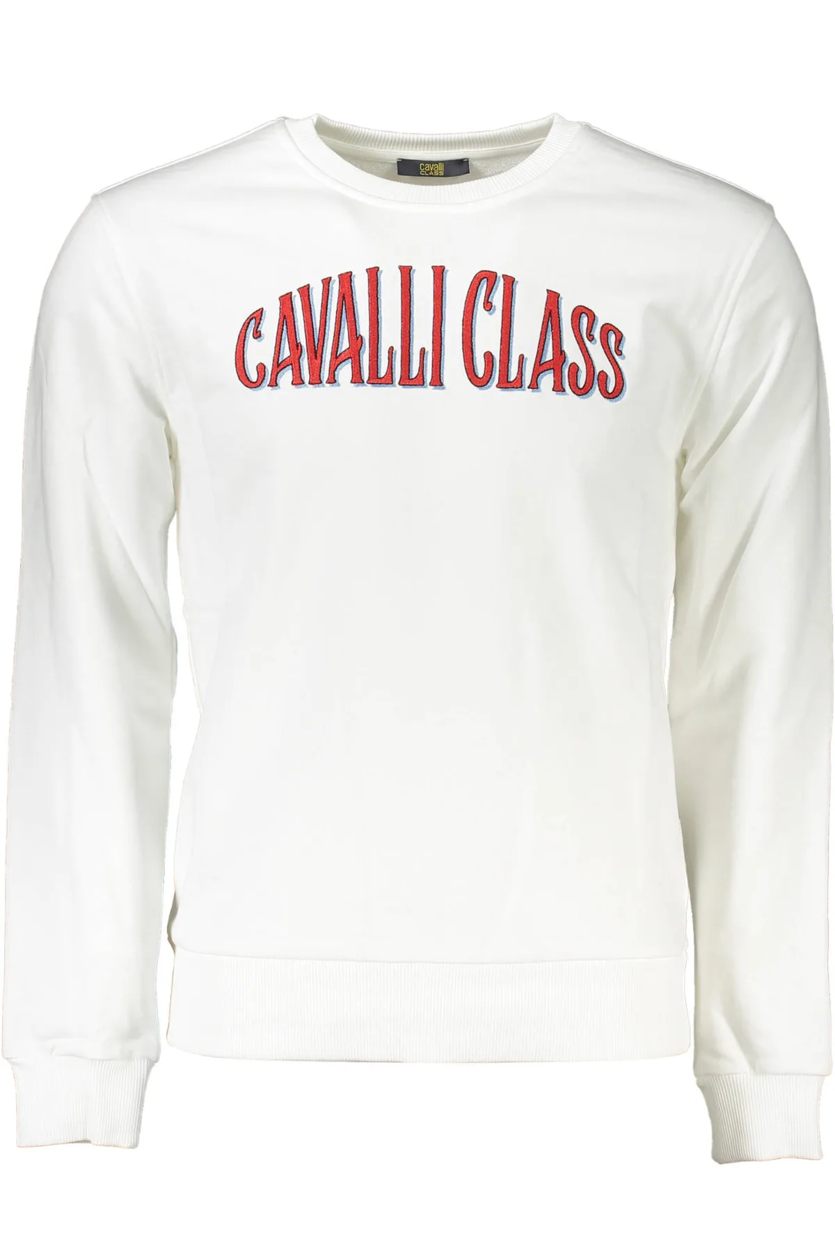 CAVALLI CLASS PÁNSKÁ MIKINA BEZ ZIPU BÍLÁ