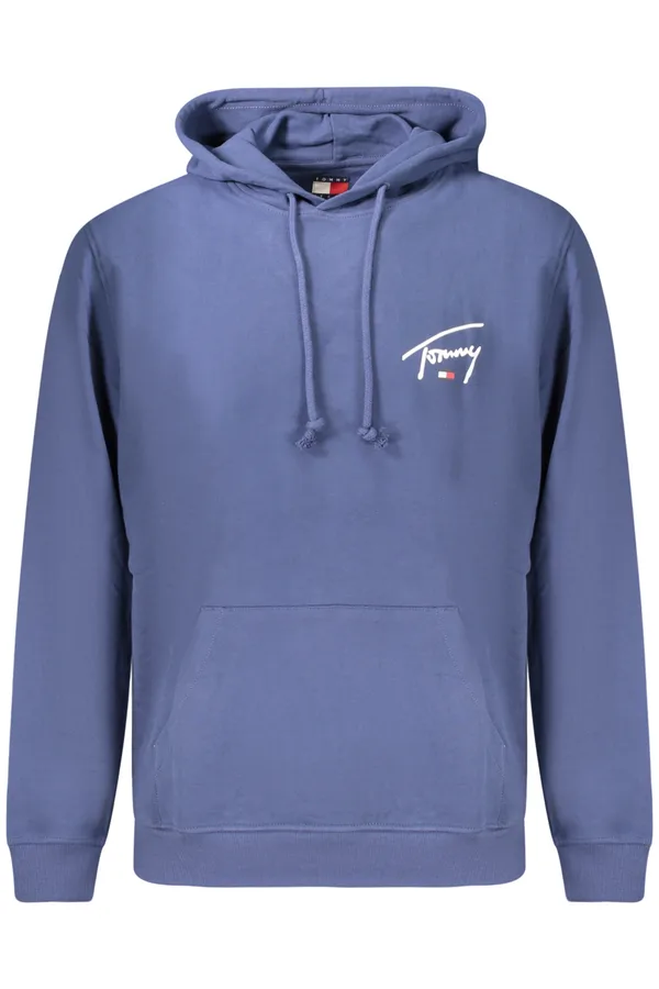 TOMMY HILFIGER PÁNSKÁ MODRÁ MIKINA BEZ ZIPU