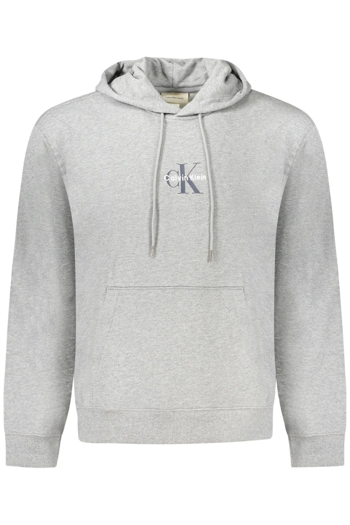 CALVIN KLEIN PÁNSKÁ MIKINA BEZ ZIPU ŠEDÁ