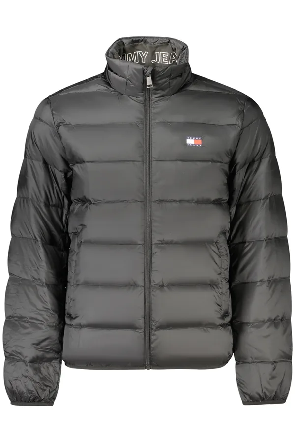 TOMMY HILFIGER PÁNSKÁ ČERNÁ BUNDA