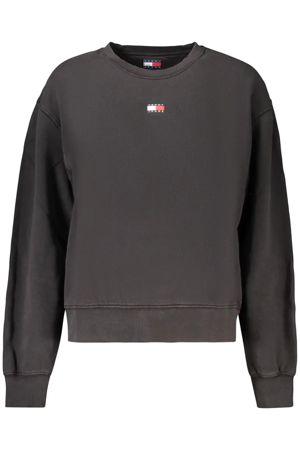 TOMMY HILFIGER DÁMSKÁ ČERNÁ MIKINA BEZ ZIPU