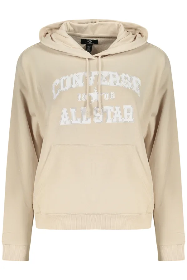 CONVERSE DÁMSKÁ MIKINA S KAPUCÍ BÉŽOVÁ