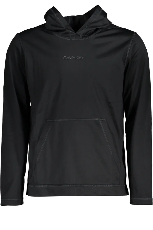 CALVIN KLEIN PÁNSKÁ MIKINA BEZ ZIPU ČERNÁ