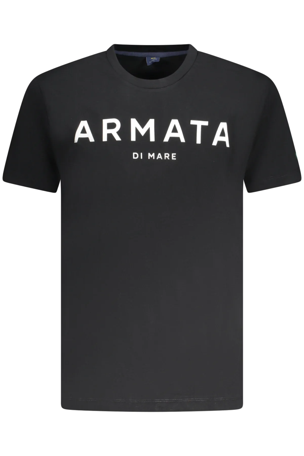 ARMATA DI MARE PÁNSKÉ TRIČKO S KRÁTKÝM RUKÁVEM ČERNÉ