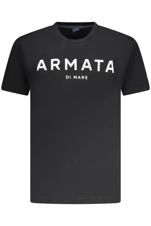 ARMATA DI MARE PÁNSKÉ TRIČKO S KRÁTKÝM RUKÁVEM ČERNÉ