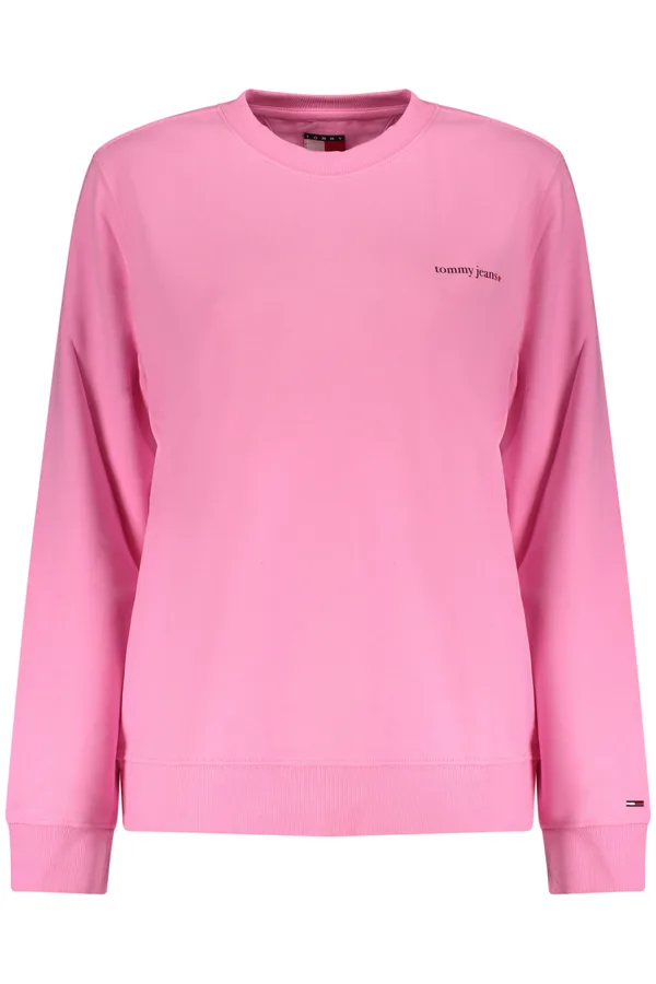TOMMY HILFIGER DÁMSKÁ MIKINA BEZ ZIPU RŮŽOVÁ