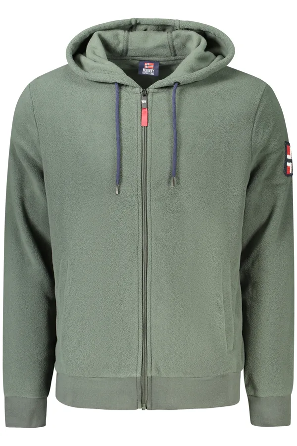 NORWAY 1963 PÁNSKÁ MIKINA NA ZIP ZELENÁ