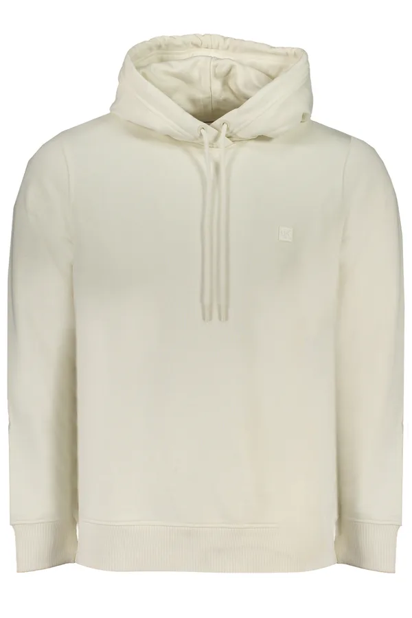 CALVIN KLEIN PÁNSKÁ MIKINA BEZ ZIPU BÍLÁ