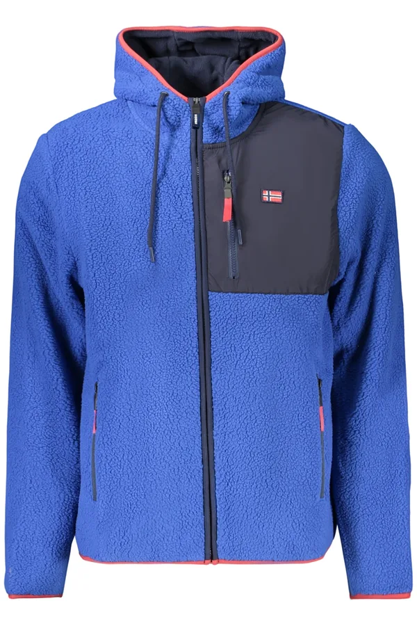 NORWAY 1963 PÁNSKÁ MIKINA NA ZIP MODRÁ