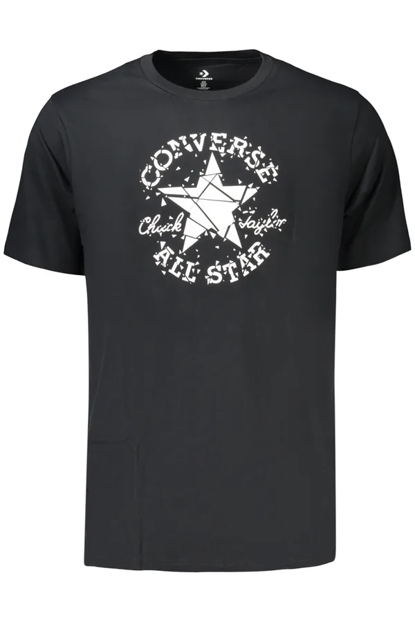 CONVERSE PÁNSKÉ TRIČKO S KRÁTKÝM RUKÁVEM ČERNÉ