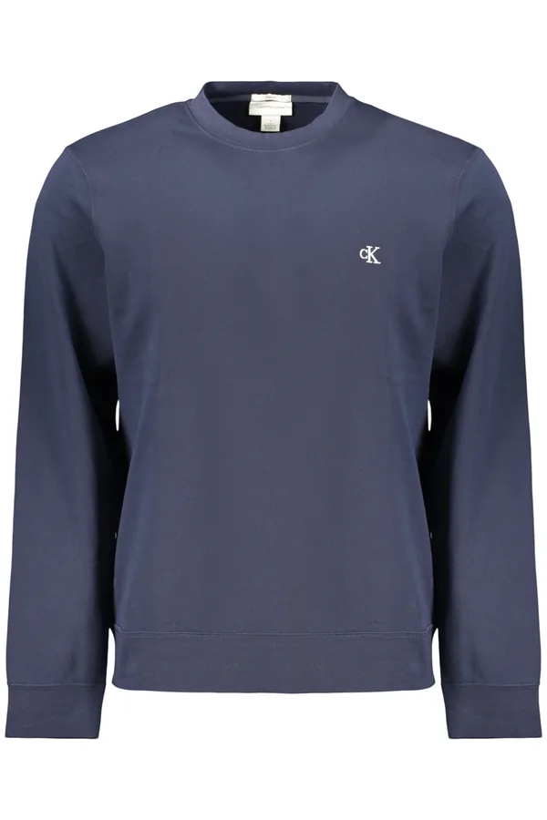 CALVIN KLEIN PÁNSKÁ MIKINA BEZ ZIPU MODRÁ