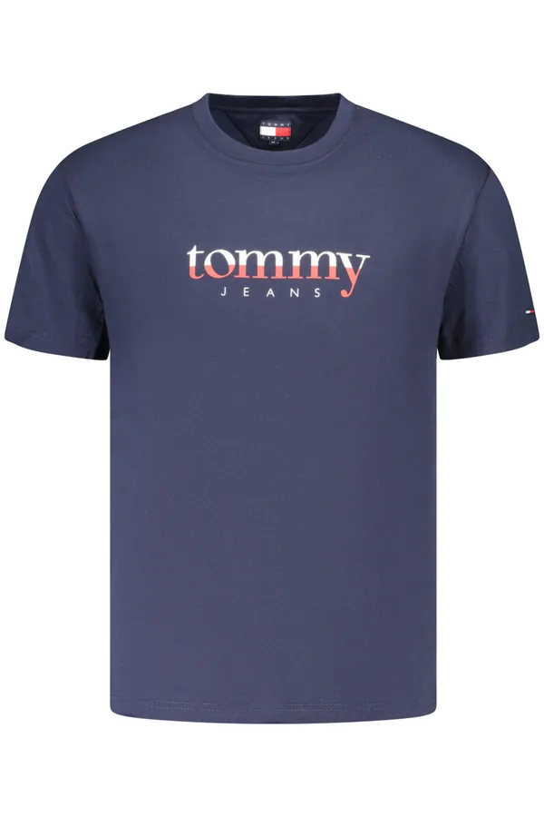 TOMMY HILFIGER PÁNSKÉ TRIČKO S KRÁTKÝM RUKÁVEM MODRÉ