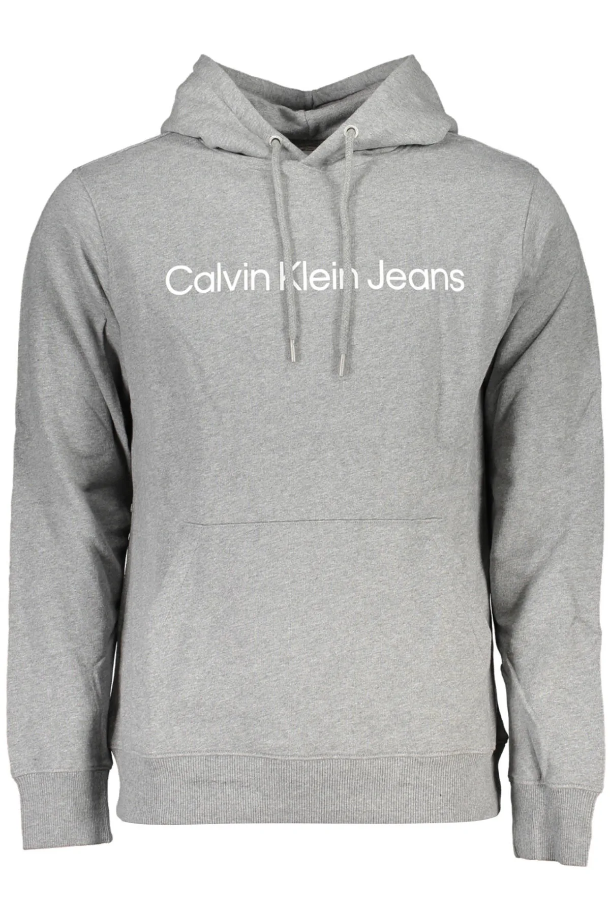 CALVIN KLEIN PÁNSKÁ MIKINA BEZ ZIPU ŠEDÁ