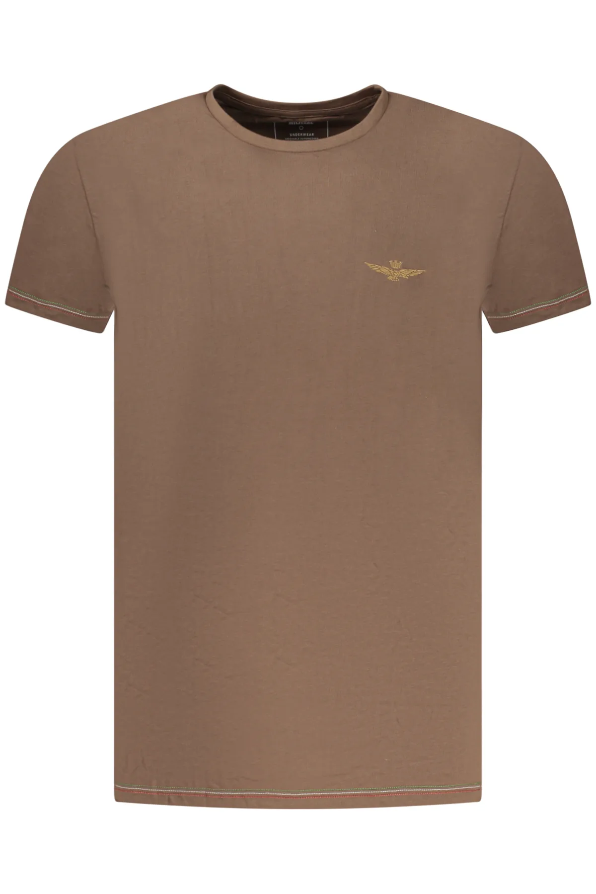 AERONAUTICA MILITARE PÁNSKÉ HNĚDÉ TRIČKO
