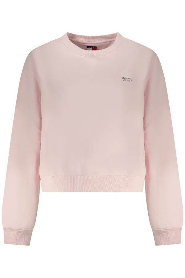 TOMMY HILFIGER DÁMSKÁ MIKINA BEZ ZIPU RŮŽOVÁ