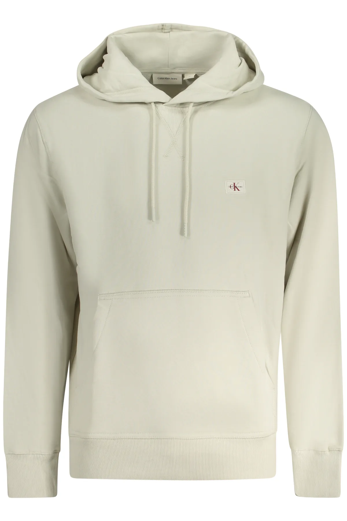 CALVIN KLEIN PÁNSKÁ MIKINA BEZ ZIPU BÉŽOVÁ
