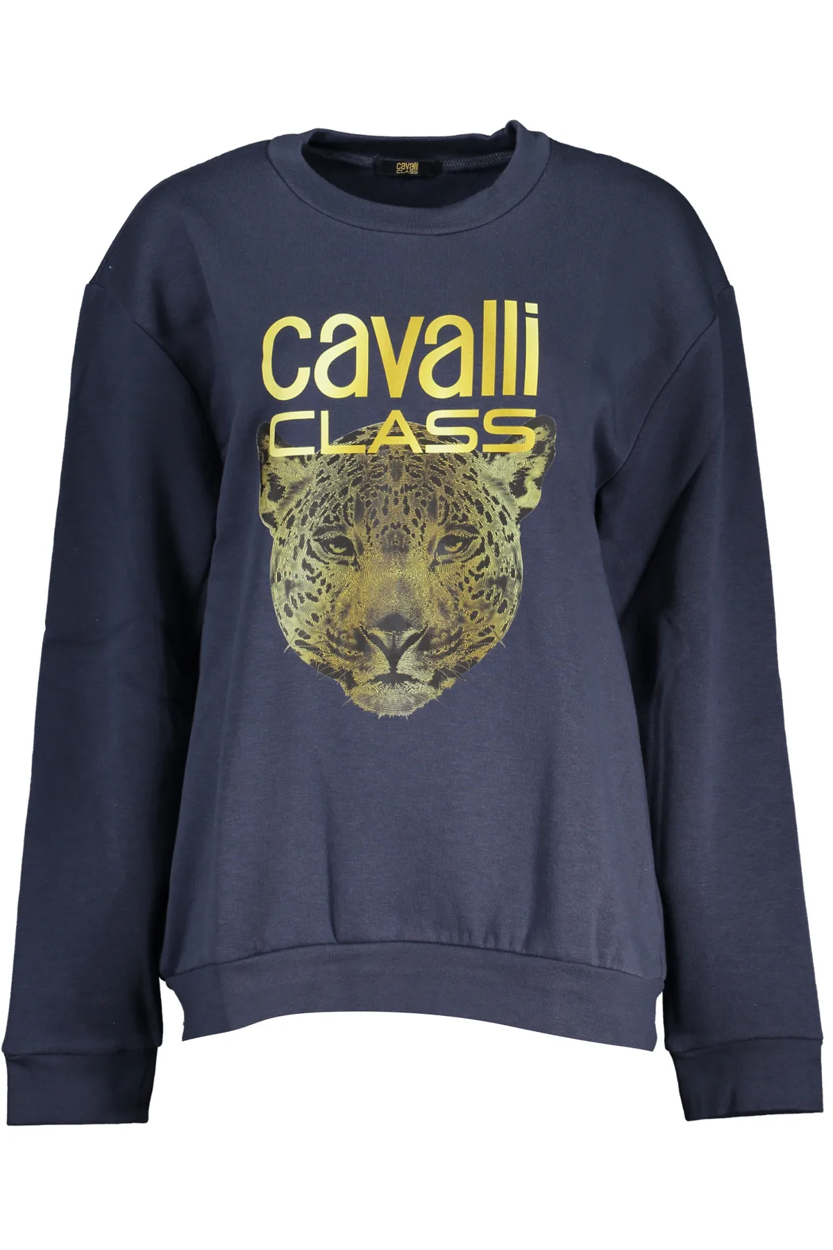 CAVALLI CLASS DÁMSKÁ MODRÁ MIKINA BEZ ZIPU