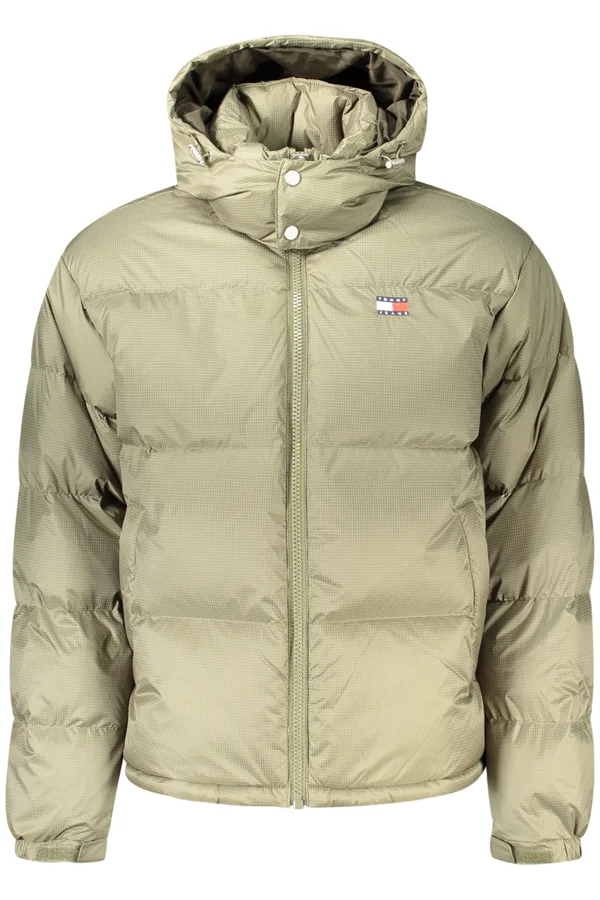 TOMMY HILFIGER PÁNSKÁ ZELENÁ BUNDA