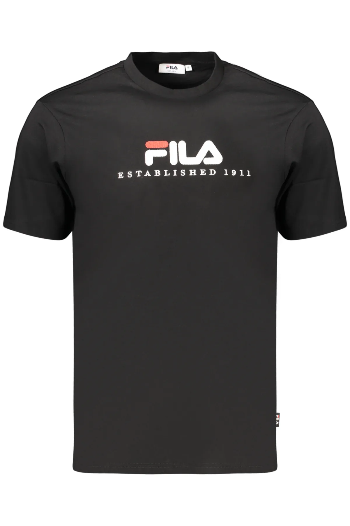 FILA PÁNSKÉ TRIČKO S KRÁTKÝM RUKÁVEM ČERNÉ