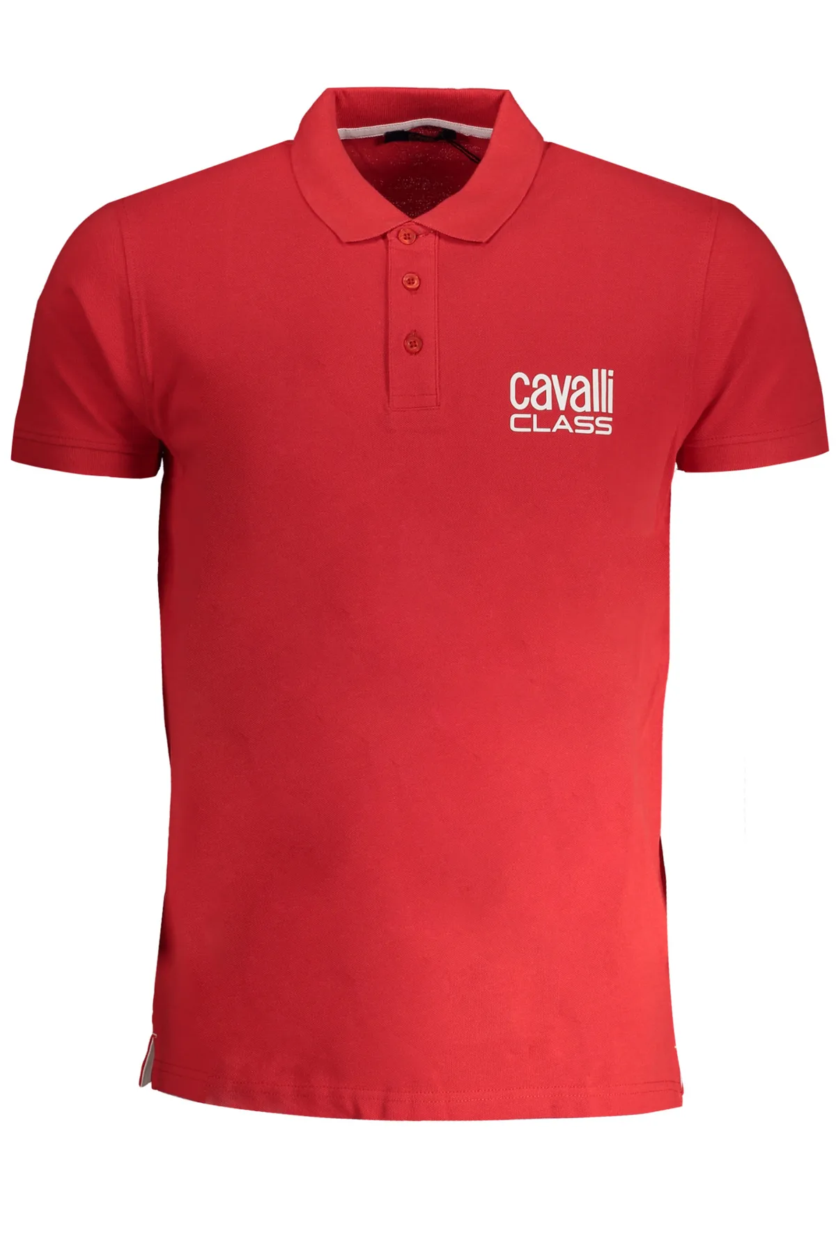 CAVALLI CLASS PÁNSKÁ POLOKOŠILE S KRÁTKÝM RUKÁVEM ČERVENÁ