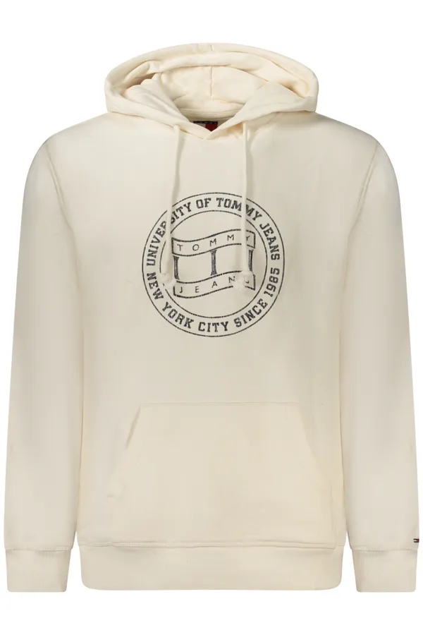 TOMMY HILFIGER PÁNSKÁ MIKINA BEZ ZIPU BÍLÁ