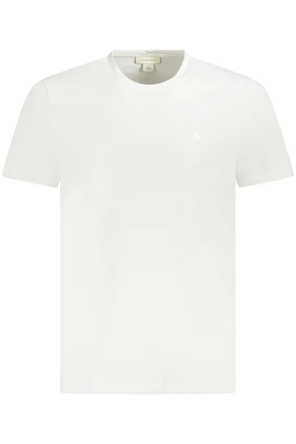 CALVIN KLEIN PÁNSKÉ TRIČKO S KRÁTKÝM RUKÁVEM BÍLÉ