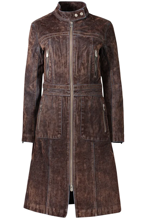 DESIGUAL DÁMSKÝ TRENCH KABÁT HNĚDÝ