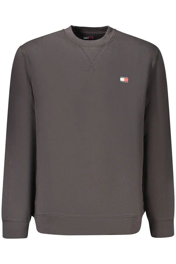 TOMMY HILFIGER PÁNSKÁ ČERNÁ MIKINA BEZ ZIPU